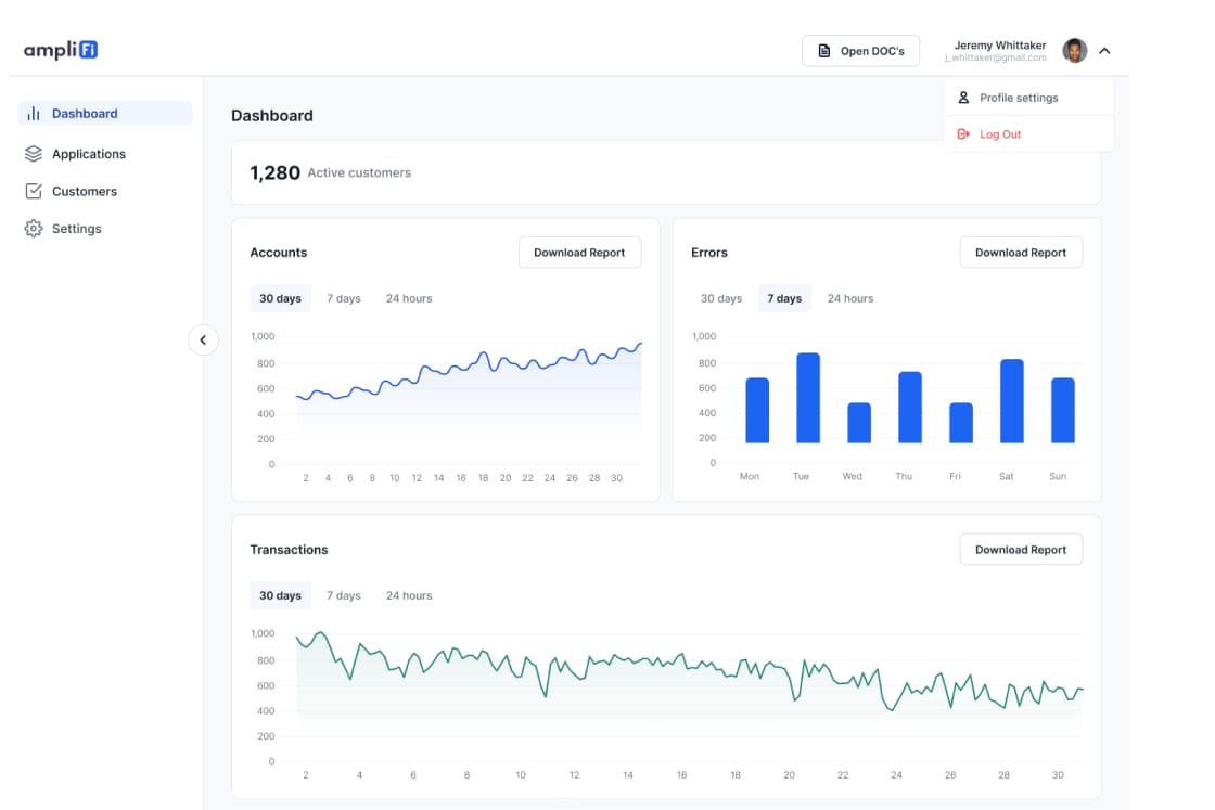 AmpliFi dashdoard image